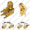 PCB Mount SMA Female Plug Right Angle Connector Adapter