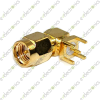 PCB Mount RP SMA Male Plug Right Angle Connector Adapter