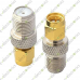 RF Coaxial F Type Female to SMA Male Straight Adapter