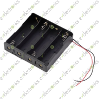 Plastic Storage Box Case Holder for 4x18650 Batteries