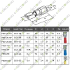 FDD2-187 Insulated Female Spade Crimp Terminal Connector 4.8mm 16-14 AWG Blue