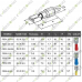 FDD2-110 Insulated Female Spade Crimp Terminal Connector 2.8mm 16-14 AWG Blue