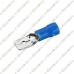 Insulated Male Crimp Spade Terminal Connector 6.3mm 14-16 AWG Blue