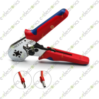 HSC8 6-4A .25-10mm² Cable Lug Crimper Crimping Tool Bare Terminal Wire Plier