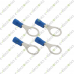 PVC Insulated Ring Type Crimp lugs RV2-8 8.0mm Hole Blue