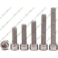 M2.5x30mm Stainless Steel Hex Socket Button Head Bolts Screw