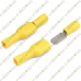6.3mm PVC Fully Insulated Male Female Spade Crimp Yellow