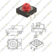 Tactile Tact Push Button Switch 12x12x7mm 4-Pin