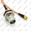 BNC Female to MCX plug Right Angle RG316 Coaxial RF Pigtail Cable 6inch