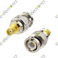 RP-SMA Female to BNC Male RF Straight Connector