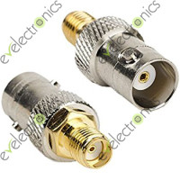 RP-SMA Female to BNC Female RF Straight Connector