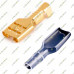 Crimp Female Spade Terminal Connector 4.8mm (Brass) with Cover