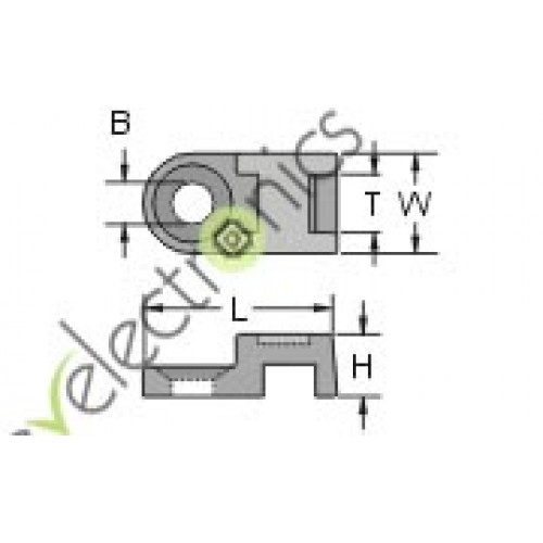 0510 KSS Saddle Type Tie Mount HC0R in Pakistan