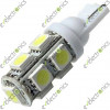 T10 5050 SMD 9 LED Wedge Car White Light Bulb 194 168 5W