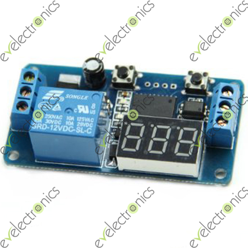 DC Timer Control Board 12V Digital Module With Display - Programmable ...