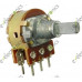 500 Ohm WH148-1B Stereo Potentiometer Variable Resistors 6-Pin