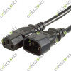 IEC C14 Male To IEC C13 Female Power Cable 220V 10A 1.98M
