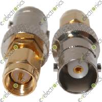RP-SMA Male to BNC Female RF Straight Connector