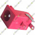 DC Socket 5.5x2.1mm Right Angled Red DC-005