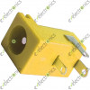 DC Socket 5.5x2.1mm Right Angled Yellow DC-005