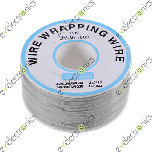 Cavo Wire Wrapping AWG30 Colore Bianco - 305 Metri Per Console Modding E Riparazioni