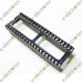 40 Pin Flat Base IC Socket DIP-40 40 Pin Flat Base IC Socket DIP-40