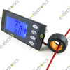 100A 80-270V AC Digital LCD Voltmeter Ammeter KWh Time Watt