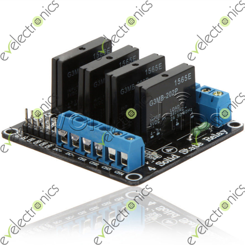 4-Channel 5V Omron G3MB-202P SSR Solid State Relay Module With fuse in ...