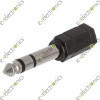 6.35mm Stereo Plug to 3.5mm Mono Jack Adapter
