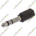 6.35mm Stereo Plug to 3.5mm Mono Jack Adapter