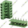 2EDGK-6 300V 15A L-Type BLOCK Connector 5.08mm Pitch 6POS (Male Female)