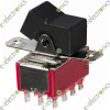 Panel Mount Rocker Switch ON-OFF-ON 4PDT 12Pin HQ