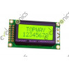 8x2 Green Character Display with Backlight LCD