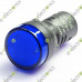 Blue LED Indicator Signal Light Lamp 220VAC 22mm HQ AD16-22DS