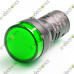 Green LED Indicator Signal Light Lamp 220VAC 22mm HQ AD22