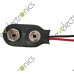 9V Battery Snap Connector with Lead Wires Black