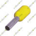 Crimp Nylon Insulated Tube E1008 Yellow 1.0mm