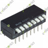 8 Positions 8-Bit Piano Type DIP Switch 2.54mm DIP-16