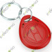 RFID 125KHz Proximity ID Token Tag Key Keyfobs Chain Red