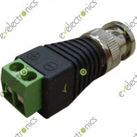 Cat5/Cat6 To BNC Male Video Connector For CCTV Camera