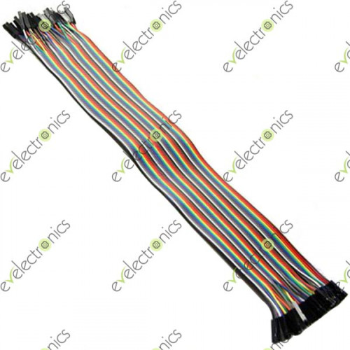 Dupont 10Wire 30cm Female to Female Pin Connector in Pakistan