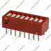 8 positions 8-Bit Slide Type DIP Switch 2.54mm DIP-16