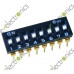 9 Positions 9-Bit Slide Type DIP Switch 2.54mm DIP-18 9 Positions 9-Bit Slide Type DIP Switch 2.54mm DIP-18