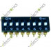 9 Positions 9-Bit Slide Type DIP Switch 2.54mm DIP-18 9 Positions 9-Bit Slide Type DIP Switch 2.54mm DIP-18