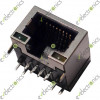 8 Pin RJ-45 RJ45 PCB Ethernet Network LAN Connector with LED