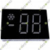 2-Digit 7-Segment with Common Cathode Object Red+Yellow (2.1x3.1cm)