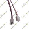 2-Pin Dual Female To Female Plug JST-XH 2.54mm Pitch with Wire