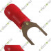 PVC Insulated U-Type Crimp 1.25-3 1.5mm lugs Red
