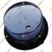 Black Plastic Knob with Pointer-Silver Top (Big)