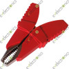 Crocodile Connector With Full Plastic Insulation (Red)